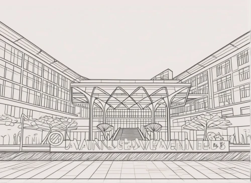 school design,caravanserai,line drawing,multistoreyed,kirrarchitecture,office line art,transport hub,mono-line line art,principal market,the dubai mall entrance,market hall,coloring page,department store,covered market,line-art,market introduction,convention center,hand-drawn illustration,shopping mall,street plan,Design Sketch,Design Sketch,Outline