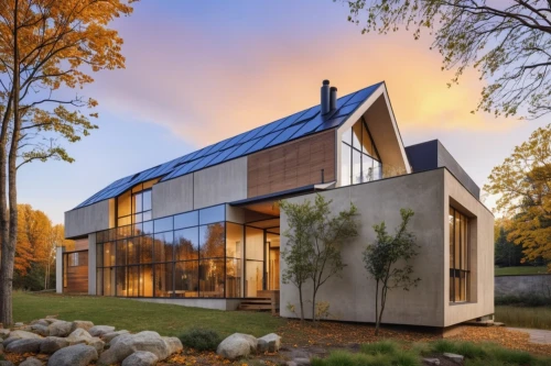 eco-construction,modern house,smart house,cubic house,modern architecture,timber house,mid century house,dunes house,smart home,new england style house,cube house,metal cladding,danish house,heat pumps,prefabricated buildings,inverted cottage,solar panels,solar photovoltaic,frame house,energy efficiency,Photography,General,Realistic