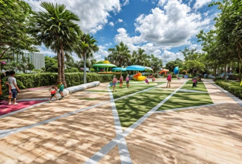 play area,basketball court,outdoor basketball,play street,indoor games and sports,doral golf resort,urban park,children's playground,center park,mini golf course,play yard,playground,outdoor play equipment,coconut grove,outdoor games,south beach,city park,ball track,artificial turf,herman park,Landscape,Landscape design,Landscape space types,Outdoor Children's Activity Spaces