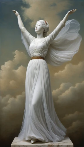 gracefulness,angel statue,the statue of the angel,statue of freedom,angel moroni,baroque angel,the angel with the veronica veil,angel figure,whirling,dove of peace,classical sculpture,arms outstretched,lady justice,woman sculpture,white swan,mother earth statue,dance of death,ballet master,taijiquan,eros statue,Art,Artistic Painting,Artistic Painting 02