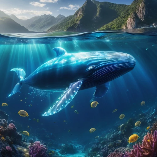 humpback whale,blue whale,pot whale,whale,grey whale,whales,cetacea,humpback,cetacean,aquatic mammal,marine reptile,giant dolphin,whale calf,baby whale,whale cow,little whale,whale fluke,marine mammal,oceanic dolphins,underwater background,Photography,General,Natural