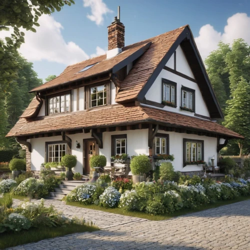 danish house,country cottage,half-timbered house,traditional house,swiss house,new england style house,wooden house,country house,scandinavian style,dürer house,summer cottage,house in the forest,half-timbered,cottage,tudor,farm house,exzenterhaus,frisian house,bavarian,bavarian swabia,Photography,General,Realistic