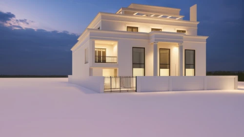 model house,house with caryatids,3d rendering,greek temple,neoclassical,luxury property,classical architecture,doric columns,frame house,two story house,villa,cubic house,snow house,luxury real estate,white room,neoclassic,summer house,ancient greek temple,dunes house,marble palace,Photography,General,Realistic