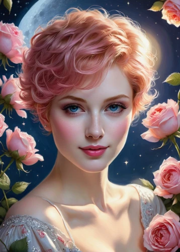 rosa 'the fairy,fantasy portrait,romantic rose,rose flower illustration,eglantine,sky rose,rosa ' the fairy,peach rose,wild roses,romantic portrait,wild rose,rosa ' amber cover,rose png,horoscope libra,fairy tale character,blue moon rose,rosa,fae,portrait background,rose blossom,Illustration,Realistic Fantasy,Realistic Fantasy 16