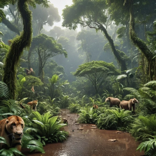 forest animals,woodland animals,wild animals crossing,rain forest,tropical animals,tropical and subtropical coniferous forests,tropical jungle,valdivian temperate rain forest,rainforest,jungle,green forest,cartoon forest,animal migration,animal world,aaa,cartoon video game background,animal lane,forest animal,forest background,new guinea singing dog,Photography,General,Realistic