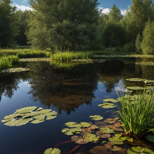 pond plants,aquatic plants,lilly pond,aquatic plant,l pond,freshwater marsh,lily pond,pond,water lilies,garden pond,spreewald gherkins,pond flower,north baltic canal,wetlands,lily pads,wetland,brook landscape,fish pond,the danube delta,tidal marsh,Photography,General,Realistic
