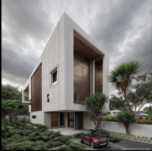 modern architecture,cube house,modern house,residential house,build by mirza golam pir,cubic house,dunes house,modern building,residential,facade panels,contemporary,metal cladding,folding roof,archidaily,new building,glass facade,kirrarchitecture,bulding,exposed concrete,frame house