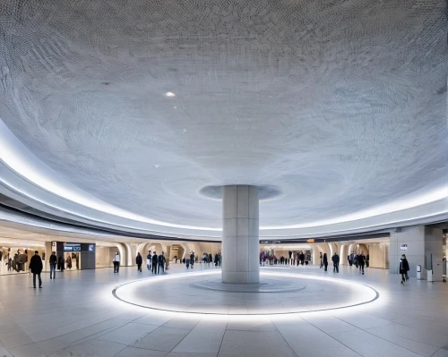 concrete ceiling,guggenheim museum,hall of nations,kamppi,futuristic art museum,mercedes-benz museum,ufo interior,klaus rinke's time field,exposed concrete,tempodrom,rotunda,oculus,immenhausen,musical dome,toronto city hall,hall of the fallen,oval forum,apple store,universal exhibition of paris,ceiling lighting,Photography,General,Realistic