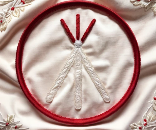 candy cane bunting,christmas tassel bunting,embroidery,vintage embroidery,embroider,martisor,embroidered leaves,embroidered,tepee,needlework,tipi,christmas pattern,christmas motif,suit of the snow maiden,red white tassel,vestment,teepee,christmas bunting,sewing stitches,linen heart