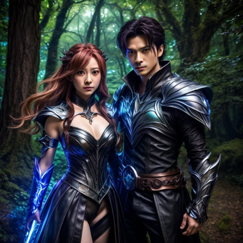 cosplay image,cosplayer,cosplay,skyflower,fairy tail,fantasy picture,couple goal,cassiopeia,adelphan,kimjongilia,3d fantasy,beautiful couple,heroic fantasy,prince and princess,fairytale characters,partnerlook,anime 3d,protectors,fairy tale,couple