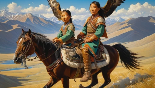 kyrgyz,mongolian eagle,mongolia eastern,mongolian,mongolian tugrik,inner mongolia,inner mongolian beauty,mongolia,xinjiang,nomadic people,the american indian,cherokee,kyrgyzstan,qinghai,buckskin,mongolia in the northwest portion,mongolia mnt,kyrgyzstan som,guards of the canyon,utonagan,Illustration,Realistic Fantasy,Realistic Fantasy 03