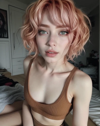 peach color,rose gold,realdoll,pink hair,peach,peach glow,natural pink,peach rose,baby pink,pink and brown,caramel color,light pink,peach tan,orange color,orange cream,caramel,pale,orange half,angelica,bob cut