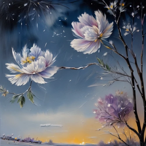 flower painting,almond blossoms,almond blossom,almond tree,splendor of flowers,apricot blossom,carol colman,plum blossom,blossoming apple tree,tommie crocus,oil painting on canvas,almond trees,blue birds and blossom,flowers celestial,art painting,cherry trees,night-blooming cactus,chinese art,takato cherry blossoms,lotus blossom