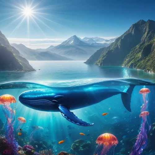 marine reptile,humpback whale,cetacea,oceanic dolphins,dolphin background,blue whale,giant dolphin,cetacean,whales,whale,pot whale,orca,aquatic animals,whale shark,baby whale,aquatic mammal,little whale,northern whale dolphin,underwater background,marine mammal,Photography,General,Natural