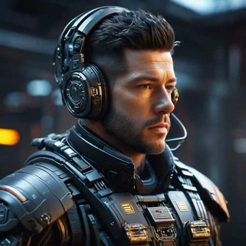 headset profile,headset,wireless headset,headsets,cable,operator,cable innovator,wireless headphones,mercenary,drone operator,strategy video game,war machine,shepard,sci fi,cyborg,scifi,bluetooth headset,enforcer,casque,shooter game,Photography,General,Sci-Fi