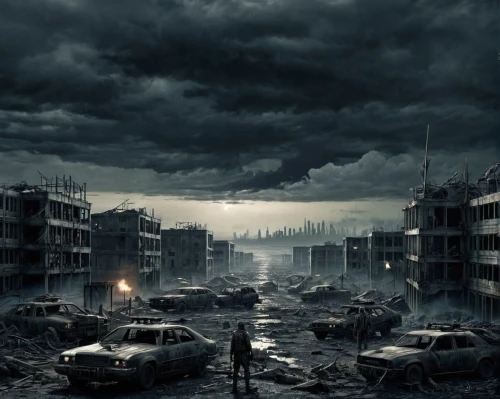 post-apocalyptic landscape,apocalyptic,destroyed city,post-apocalypse,post apocalyptic,stalingrad,photo manipulation,apocalypse,photomanipulation,environmental destruction,the end of the world,end of the world,doomsday,war zone,digital compositing,dystopian,desolation,lost in war,photoshop manipulation,eastern ukraine,Conceptual Art,Fantasy,Fantasy 33