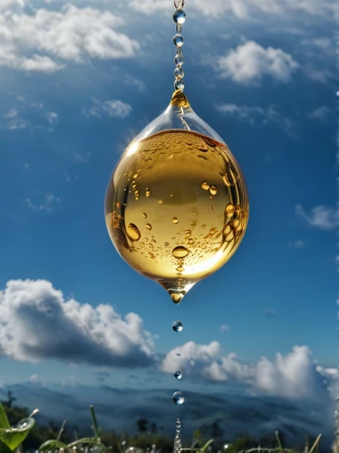 soybean oil,wind bell,glass ornament,edible oil,glass sphere,golden apple,mirror in a drop,a drop,a drop of,plant oil,glass yard ornament,gold bells,drop of wine,crystal ball-photography,grape seed oil,cooking oil,oil drop,cottonseed oil,walnut oil,gold chalice,Photography,General,Realistic