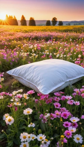 flower blanket,blanket of flowers,bed in the cornfield,flower field,field of flowers,blanket flowers,suitcase in field,flowers field,sleeping pad,inflatable mattress,chair in field,cushion flowers,blooming field,girl lying on the grass,flower in sunset,summer meadow,flower meadow,sea of flowers,australian daisies,flowering meadow,Photography,General,Realistic