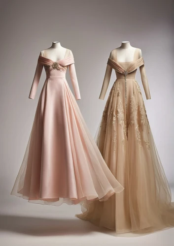 wedding dresses,quinceanera dresses,bridal clothing,ball gown,wedding dress train,overskirt,bridal party dress,evening dress,dresses,wedding gown,hoopskirt,dress form,wedding dress,crinoline,gold-pink earthy colors,model years 1958 to 1967,vintage dress,debutante,gown,fashion design,Photography,General,Realistic