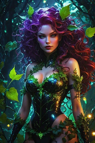 poison ivy,background ivy,ivy,the enchantress,merida,green mermaid scale,fae,dryad,fantasy woman,starfire,medusa,fantasy picture,ariel,mermaid background,fantasia,rapunzel,rusalka,mermaid vectors,medusa gorgon,aquatic herb,Illustration,Realistic Fantasy,Realistic Fantasy 04