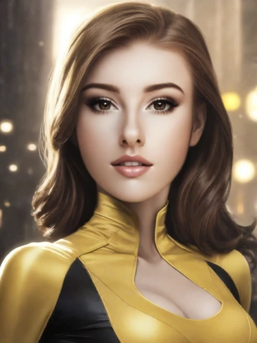 kryptarum-the bumble bee,x-men,xmen,aurora yellow,sprint woman,x men,yellow background,canary,lemon background,vesper,nova,yellow and black,yellow,wasp,bumblebee,bee,yellow rose background,super heroine,superhero background,wu