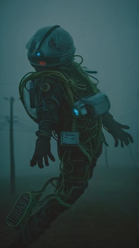 running frog,alien warrior,hover,beetle fog,diving helmet,argus,aquanaut,et,scifi,frog man,diving mask,scuba,sea devil,exoskeleton,hover flying,extraterrestrial,droid,human torpedo,water turtle,land turtle,Photography,Documentary Photography,Documentary Photography 08