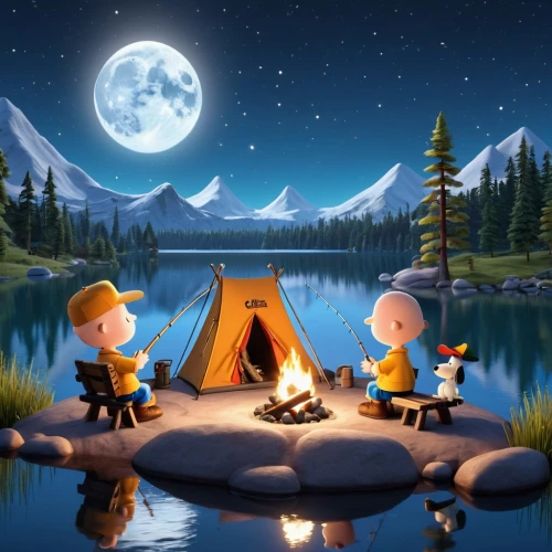 campfire,camping tipi,campfires,camping,campsite,camping tents,campground,romantic night,tent camping,camping car,campers,fishing camping,camp fire,campire,s'more,romantic scene,camping equipment,tourist camp,fishing tent,small camper,Unique,3D,3D Character