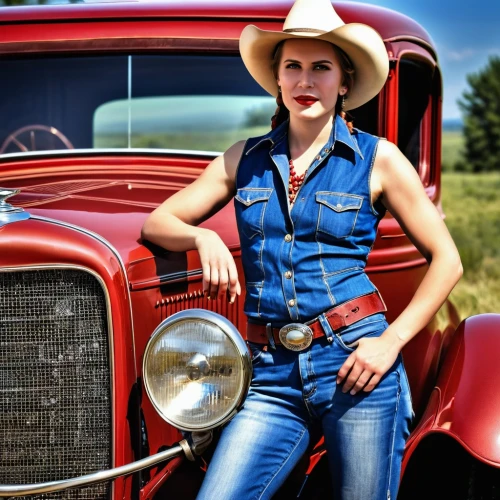 countrygirl,farm girl,cowgirls,dodge la femme,blue-collar,pickup trucks,pickup-truck,southern belle,ford truck,woman fire fighter,retro women,cowgirl,country style,pickup truck,heidi country,retro woman,chevrolet 150,american frontier,vintage women,texan,Photography,General,Realistic