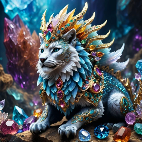 forest king lion,fantasy art,garuda,coral guardian,kitsune,fantasy picture,stone lion,constellation wolf,3d fantasy,fantasy portrait,gryphon,zodiac sign leo,royal tiger,painted dragon,crystalline,chinese dragon,wild emperor,forest dragon,canidae,tundra,Photography,General,Natural