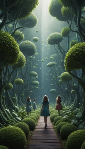 cartoon forest,fairy forest,forest of dreams,studio ghibli,the forest,fairy world,little girls walking,forest walk,fairytale forest,forest path,happy children playing in the forest,forest road,green forest,children's background,the woods,forest,the forests,greenforest,enchanted forest,in the forest,Photography,Artistic Photography,Artistic Photography 11