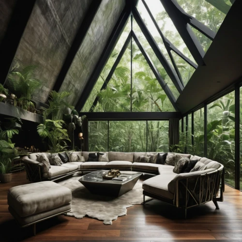 geometric style,living room,loft,livingroom,modern living room,roof landscape,interior modern design,conservatory,glass roof,contemporary decor,sitting room,modern decor,attic,interior design,wooden beams,great room,beautiful home,frame house,landscape designers sydney,scandinavian style,Photography,Fashion Photography,Fashion Photography 05