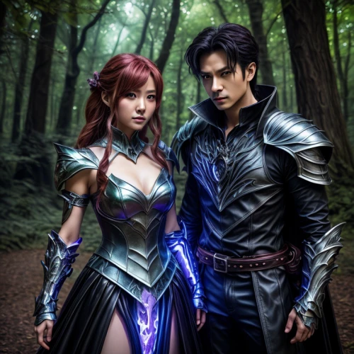 cosplay image,cosplay,fairy tail,cosplayer,prince and princess,adelphan,fairytale characters,couple goal,cassiopeia,fantasy picture,fairy tale,dragon slayers,beautiful couple,vilgalys and moncalvo,skyflower,heroic fantasy,3d fantasy,protectors,breastplate,monsoon banner