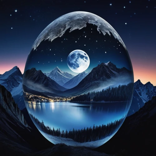 crystal ball,crystal ball-photography,moon seeing ice,blue moon,snow globe,moon phase,glass sphere,ice ball,snow globes,snowglobes,frozen bubble,full moon,waterglobe,moon and star background,big moon,ice planet,glass ball,orb,the moon,mirror ball,Photography,Artistic Photography,Artistic Photography 06