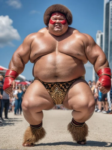 sumo wrestler,mongolian wrestling,strongman,pubg mascot,barbarian,folk wrestling,panamanian balboa,kong,greek,asian costume,nikuman,muscle man,mma,mongolian,butomus,body-building,keto,wrestler,dwarf sundheim,big,Photography,General,Realistic