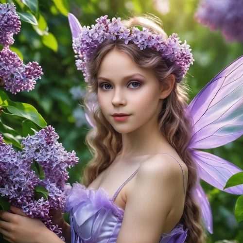 faery,faerie,butterfly lilac,garden fairy,lilac flower,flower fairy,little girl fairy,fairy,lilac flowers,fairy queen,lilac blossom,beautiful girl with flowers,common lilac,child fairy,lilacs,precious lilac,fairies,fae,golden lilac,purple lilac,Photography,General,Realistic