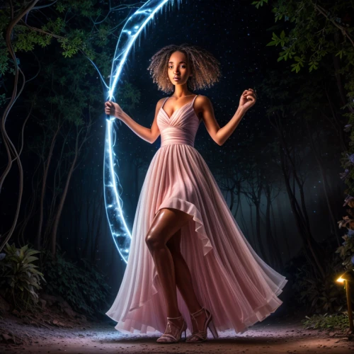 light painting,lightpainting,ballerina in the woods,drawing with light,hula,light paint,magical,rosa 'the fairy,faerie,fairy queen,digital compositing,hula hoop,rosa ' the fairy,twirling,enchanted,garden fairy,long exposure light,queen of the night,light drawing,mystical portrait of a girl