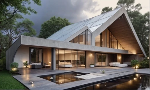 modern house,modern architecture,pool house,timber house,folding roof,3d rendering,beautiful home,house shape,luxury home,landscape design sydney,contemporary,luxury property,cubic house,futuristic architecture,asian architecture,roof landscape,mid century house,cube house,frame house,residential house