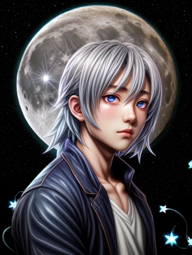 edit icon,moon and star background,killua,jupiter moon,starry sky,astronomer,violinist violinist of the moon,stars and moon,killua hunter x,piko,moon,moon and star,lunar,blue moon,herfstanemoon,zodiac sign libra,celestial body,constellation wolf,moon phase,north star