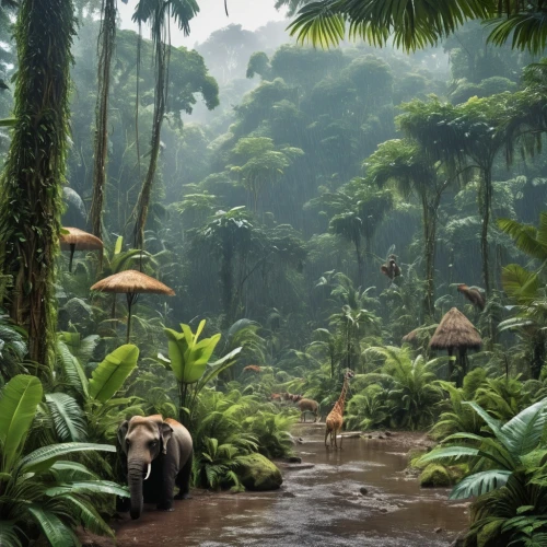 rain forest,tropical jungle,rainforest,tropical and subtropical coniferous forests,valdivian temperate rain forest,jungle,cameroon,tropical animals,rwanda,banana trees,borneo,costa rica,sumatran,democratic republic of the congo,tree ferns,tropical greens,vietnam,tropics,forest animals,palm forest,Photography,General,Realistic