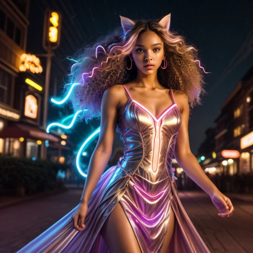 fantasy woman,alley cat,kat,libra,symetra,neon body painting,goddess of justice,catwoman,scarlet witch,zodiac sign libra,fantasy art,visual effect lighting,3d fantasy,cat vector,fantasy picture,lynx,digital compositing,fantasy girl,sorceress,feline