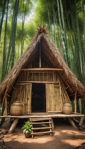 bamboo forest,bamboo plants,bamboo curtain,hawaii bamboo,bamboo,traditional house,straw hut,ancient house,bamboo car,bamboo frame,wooden hut,house in the forest,world digital painting,tropical house,home landscape,wooden house,japanese architecture,eco hotel,timber house,japanese-style room,Photography,General,Realistic
