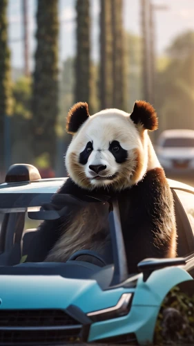 panda,chinese panda,panda bear,bamboo car,kawaii panda,pandas,giant panda,3d car wallpaper,bamboo,pandabear,3d car model,kawaii panda emoji,kia motors,anthropomorphized animals,little panda,animal film,scandia bear,po,panda face,cartoon car,Photography,General,Commercial