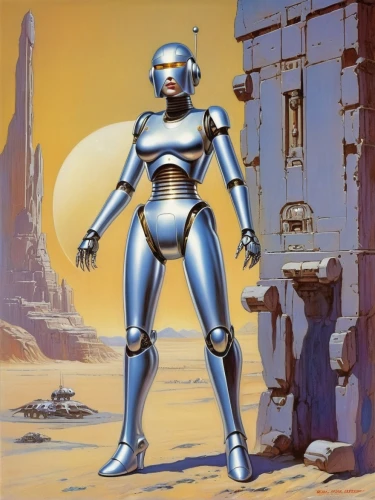robot in space,c-3po,tin,sci fi,humanoid,robot icon,andromeda,spacesuit,sci-fi,sci - fi,robot,robots,bot,science fiction,space-suit,1982,steel man,droid,martian,scifi,Conceptual Art,Sci-Fi,Sci-Fi 19