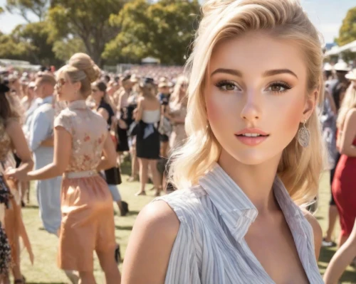 wallis day,vanity fair,blonde woman,magnolieacease,blonde girl,the blonde photographer,bondi,australian,aussie,barbie doll,model beauty,vintage makeup,cool blonde,jena,elsa,strapless dress,vintage dress,polka dot dress,model doll,barbie