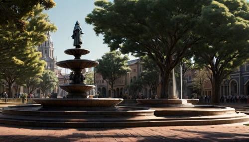 city fountain,mozart fountain,water fountain,decorative fountains,fountain,fountains,august fountain,moor fountain,pallas athene fountain,maximilian fountain,drinking fountain,neptune fountain,old fountain,3d rendered,hydrant,water hydrant,above-ground hydrant,render,3d render,stone fountain