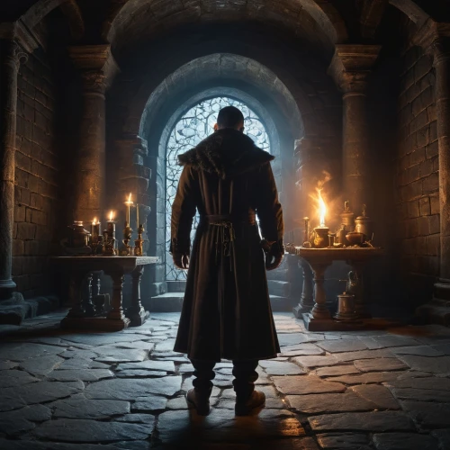 hall of the fallen,games of light,candlemaker,witcher,hooded man,candle wick,cloak,kings landing,candlelight,candlelights,black candle,transylvania,assassin,the collector,black coat,dodge warlock,apothecary,blacksmith,pilgrimage,iron gate,Photography,General,Fantasy