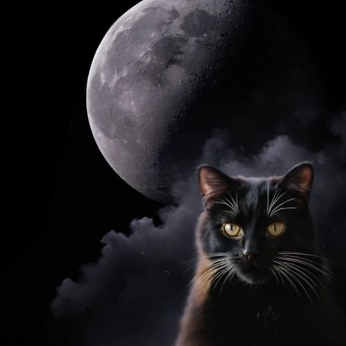 halloween cat,halloween black cat,black cat,luna,cat vector,moonlit night,full moon,cat portrait,moonbeam,callisto,moonlit,queen of the night,lunar,capricorn kitz,big moon,the cat,cat image,dark art,moon phase,moon night