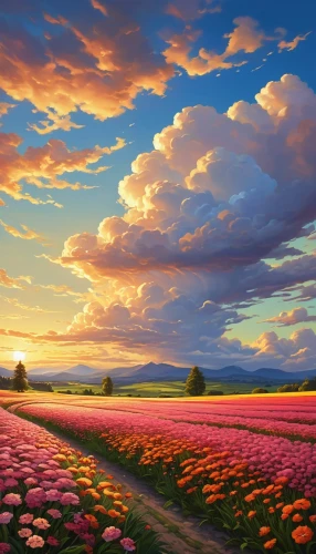 blooming field,flower field,tulips field,tulip field,field of flowers,tulip fields,flowers field,meadow in pastel,blanket of flowers,landscape background,meadow landscape,field of poppies,flowerful desert,poppy fields,sea of flowers,poppy field,tulip festival,splendor of flowers,springtime background,beautiful landscape,Photography,General,Realistic