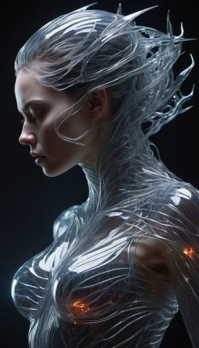 biomechanical,cyborg,sprint woman,exoskeleton,sci fiction illustration,humanoid,fractalius,augmented,neon body painting,silver surfer,ice queen,cybernetics,silvery,biomechanically,aura,lithified,firedancer,drawing with light,apophysis,digital compositing,Photography,Artistic Photography,Artistic Photography 11