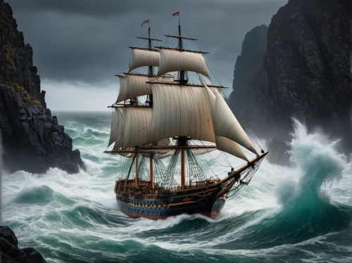 sea sailing ship,caravel,galleon ship,maelstrom,sail ship,east indiaman,sailing ship,galleon,sea fantasy,full-rigged ship,pirate ship,steam frigate,longship,sailing vessel,sailing ships,barquentine,tallship,ghost ship,mayflower,sloop-of-war,Photography,General,Fantasy